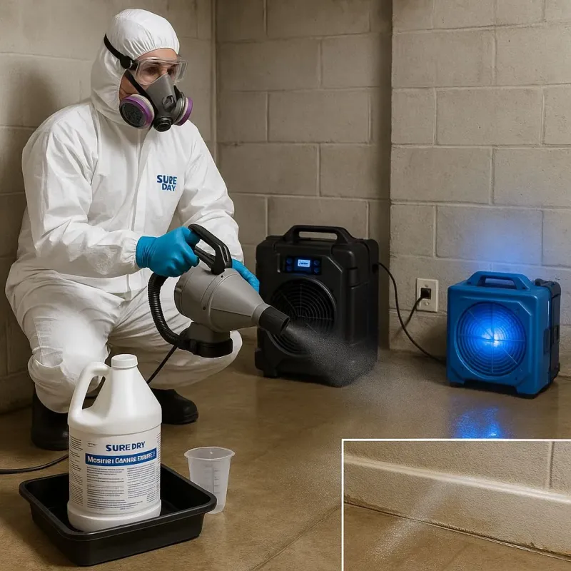 Sanitization and Odor Removal process in Tysons Corner, VA